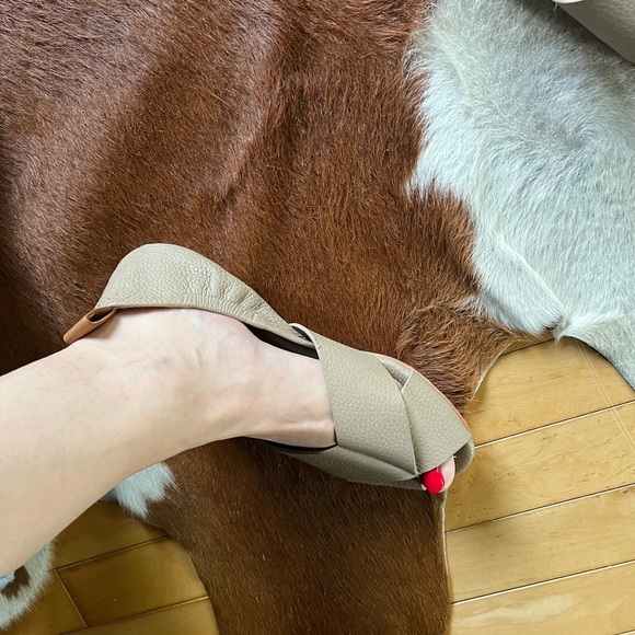 Leather flats Mercedes Castillo size 8 - Picture 5 of 6